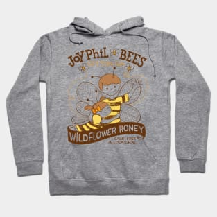 Joyphil Bees Beekeeping Illustration Hoodie